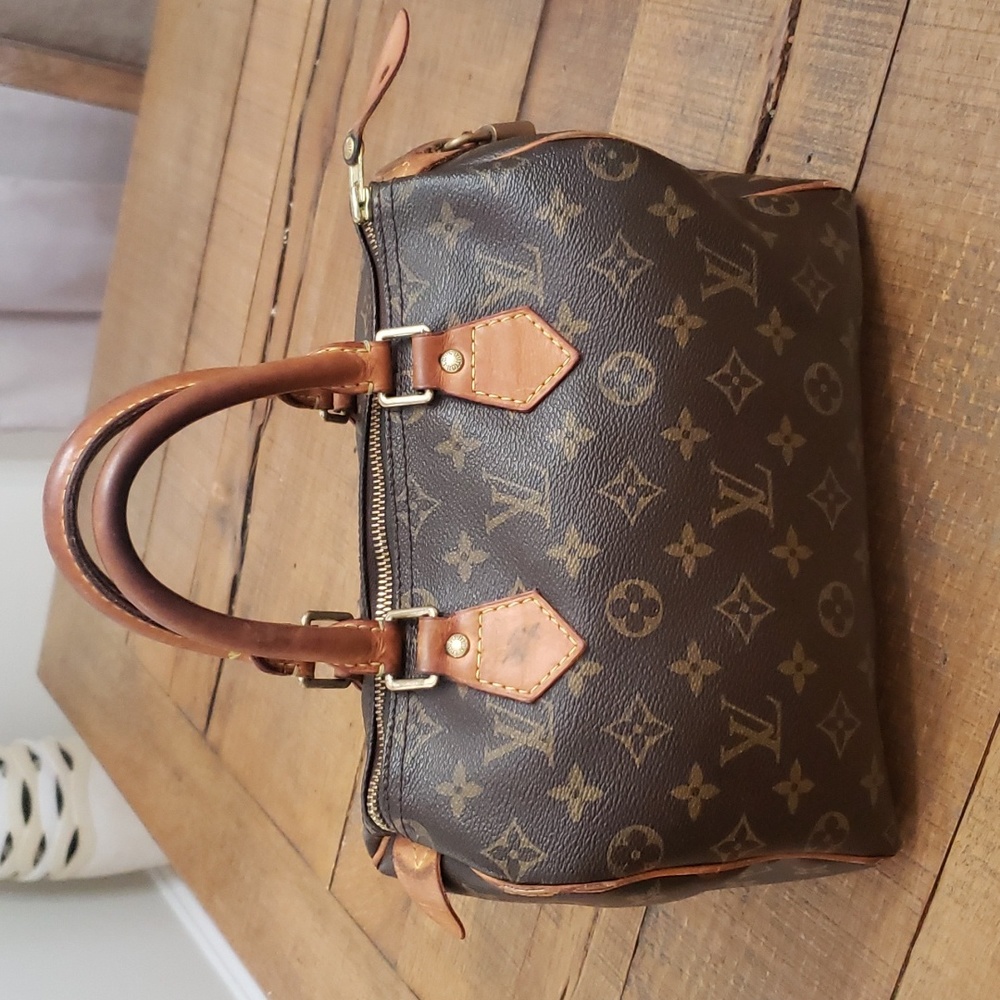 LV Louis Vuitton Monogram speedy 25 - Picture 4 of 9